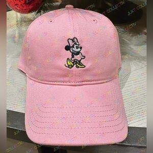 Disney Parks Disneyland Classic Minnie Mouse Pink Baseball Cap Hat
